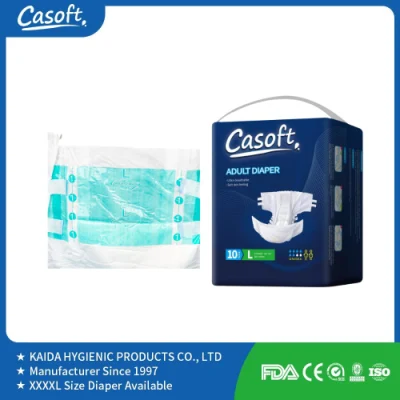 Fabricants d'onglets de produits uniques pour incontinence de couches pour adultes en ligne Super Casoft fournis aux États-Unis